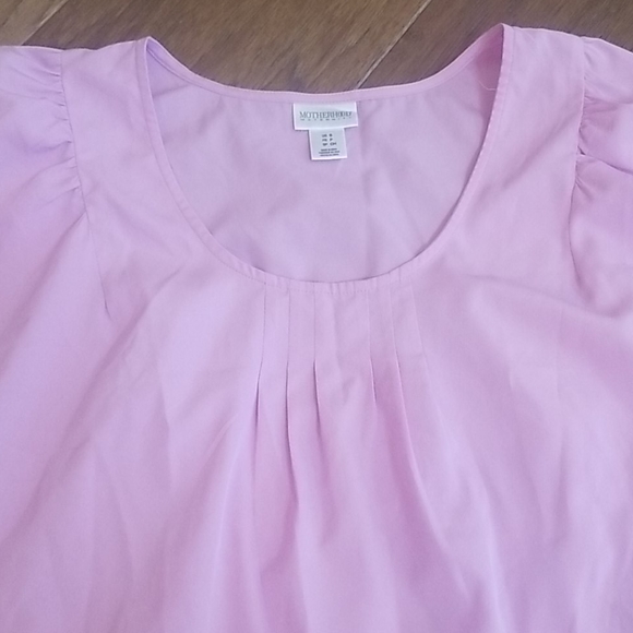 Short sleeve maternity blouse - Picture 2 of 4